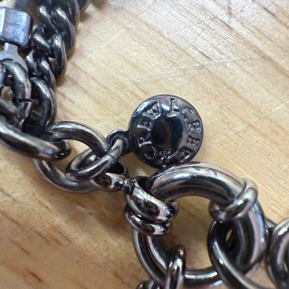 J.Crew Long Layered Statement Necklace With Silver-Tone Beads & Chains - Picture 13 of 15